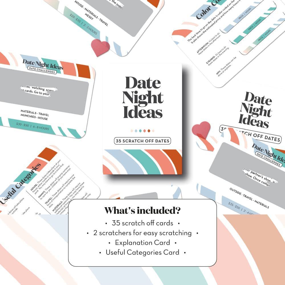 Strengthen Your Bond With Playful Couples Scratch Date Cards